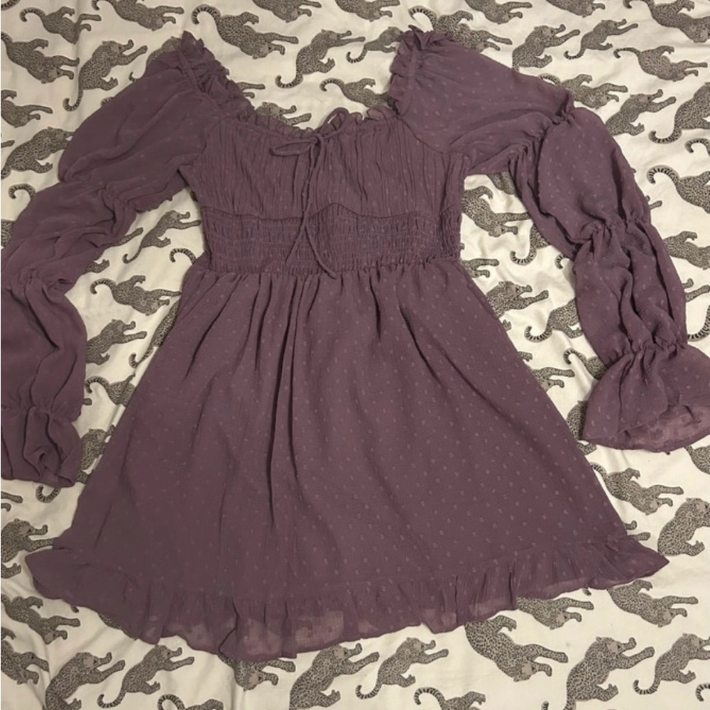 ASOS Purple Midi Dress